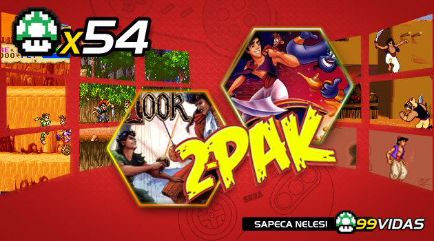 99Vidas 54 – 2-Pak: Hook e Aladdin