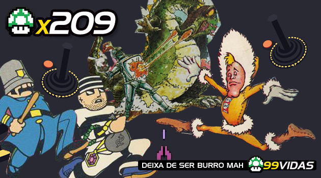 99Vidas 209 – 4×4: Keystone Kapers, Frostbite, Dragon Treasure e Demon Attack